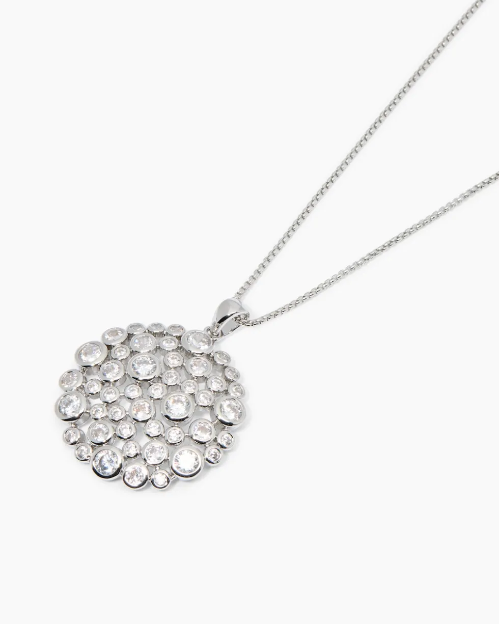 Anhänger + Kette mit Zirkonia