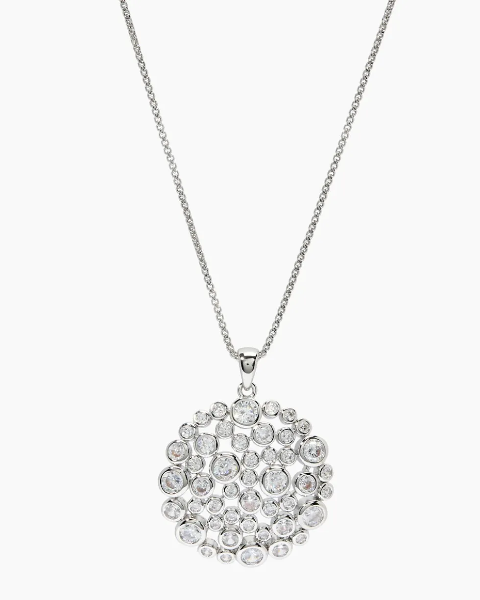 Anhänger + Kette mit Zirkonia
