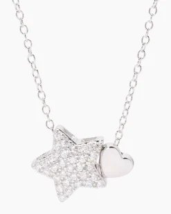Anhänger mit Kette und Zirkonia