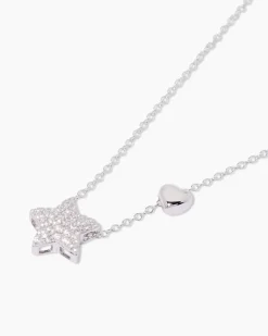 Anhänger mit Kette und Zirkonia