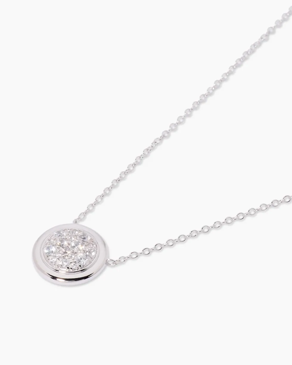 Anhänger mit Kette und Zirkonia