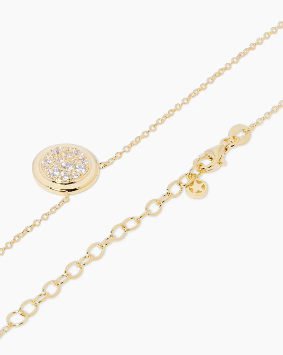 Anhänger mit Kette und Zirkonia