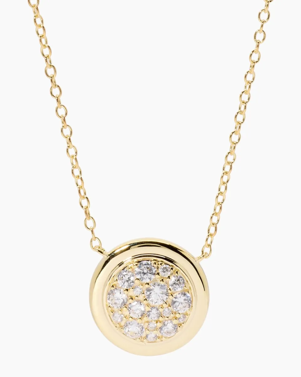 Anhänger mit Kette und Zirkonia