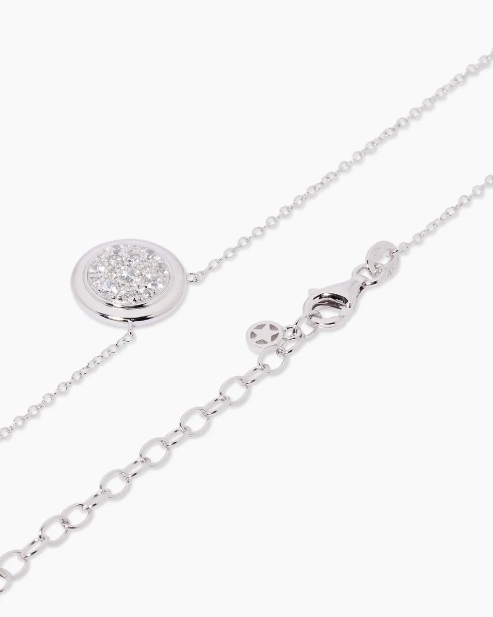 Anhänger mit Kette und Zirkonia