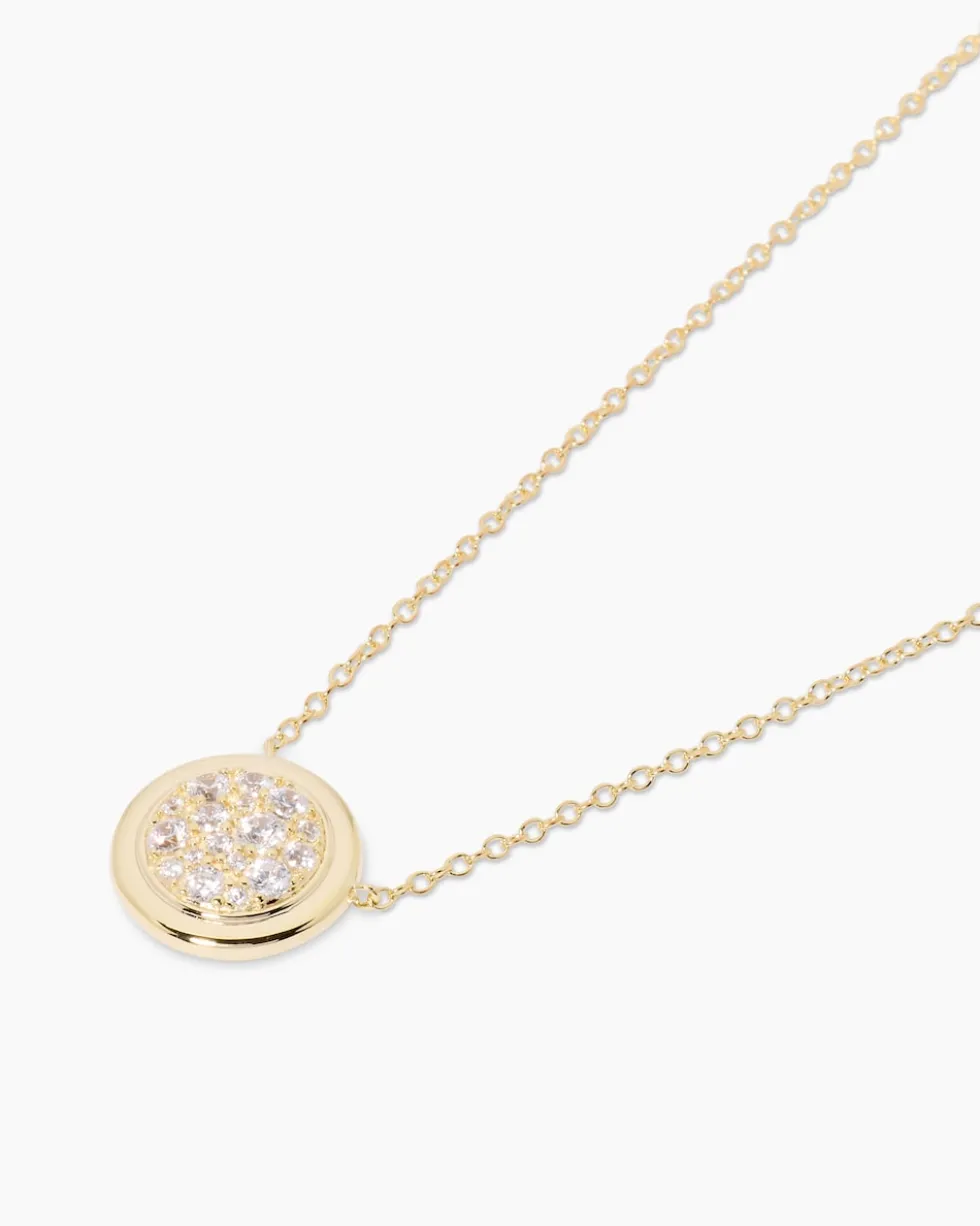 Anhänger mit Kette und Zirkonia