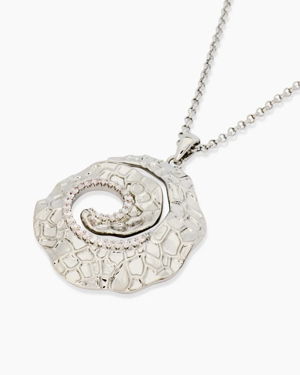 Anhänger mit Kette und Zirkonia