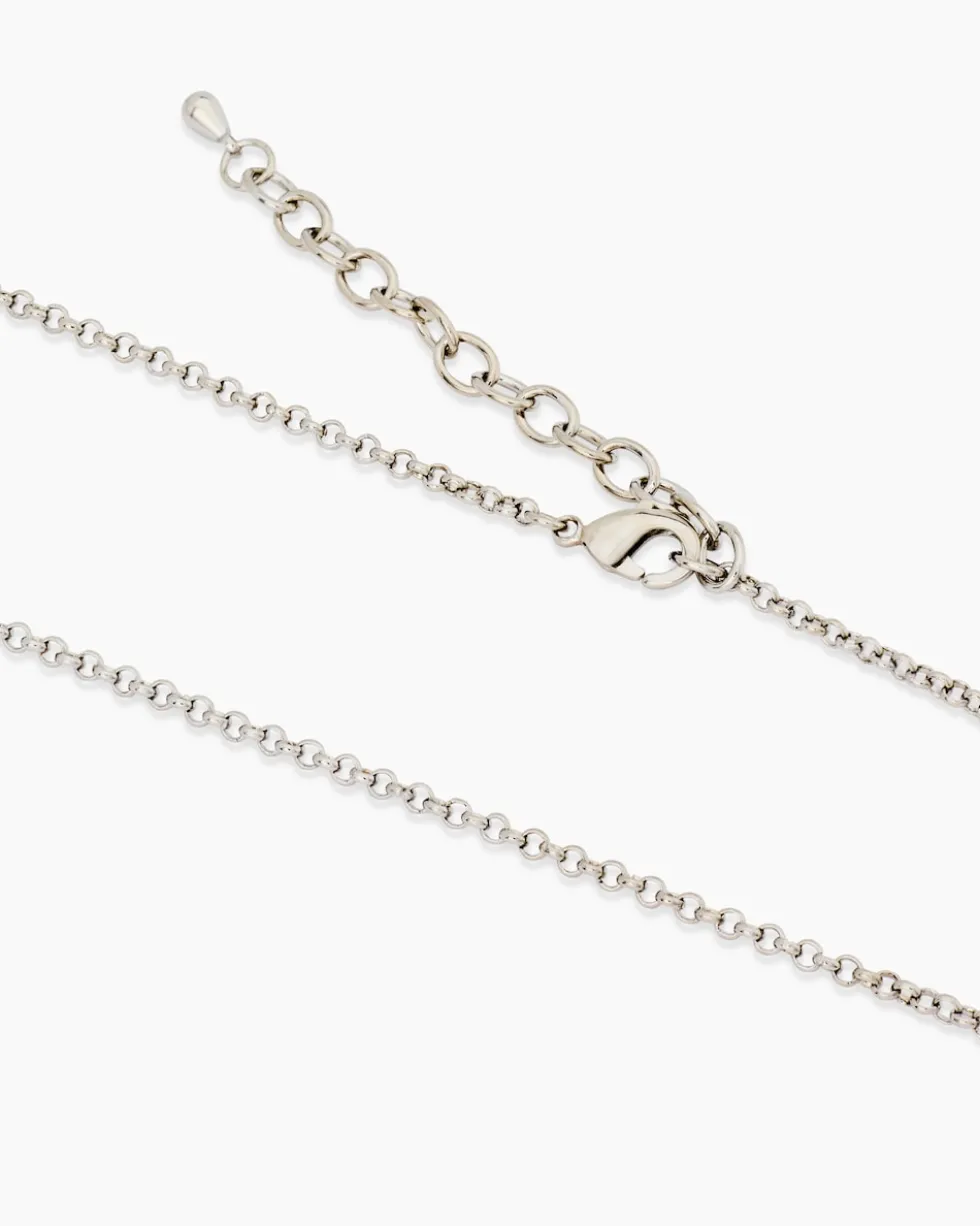 Anhänger mit Kette und Zirkonia