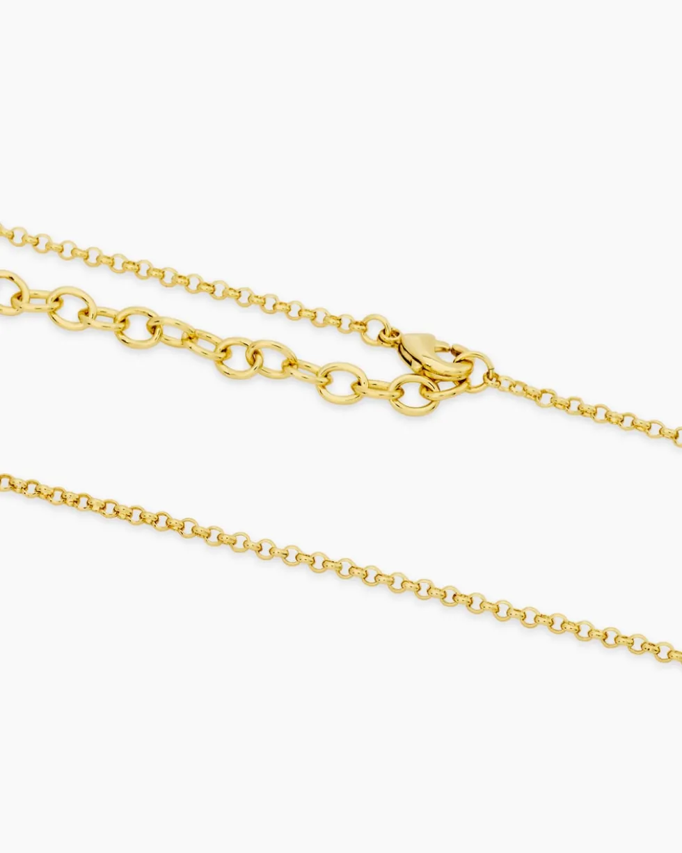 Anhänger mit Kette und Zirkonia
