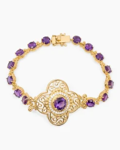 Armband mit Amethyst