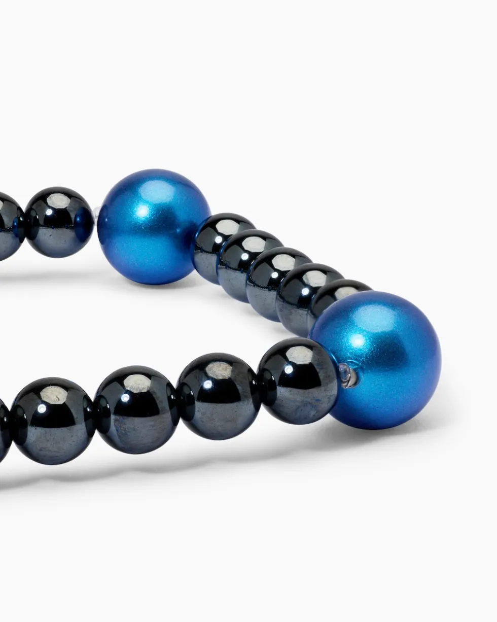 Armband mit Hämatit & MK-Perlen 10mm