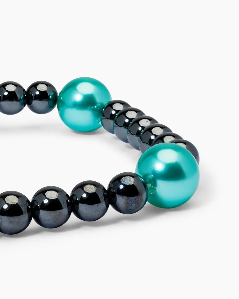 Armband mit Hämatit & MK-Perlen 10mm