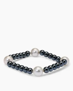 Armband mit Hämatit & MK-Perlen 10mm