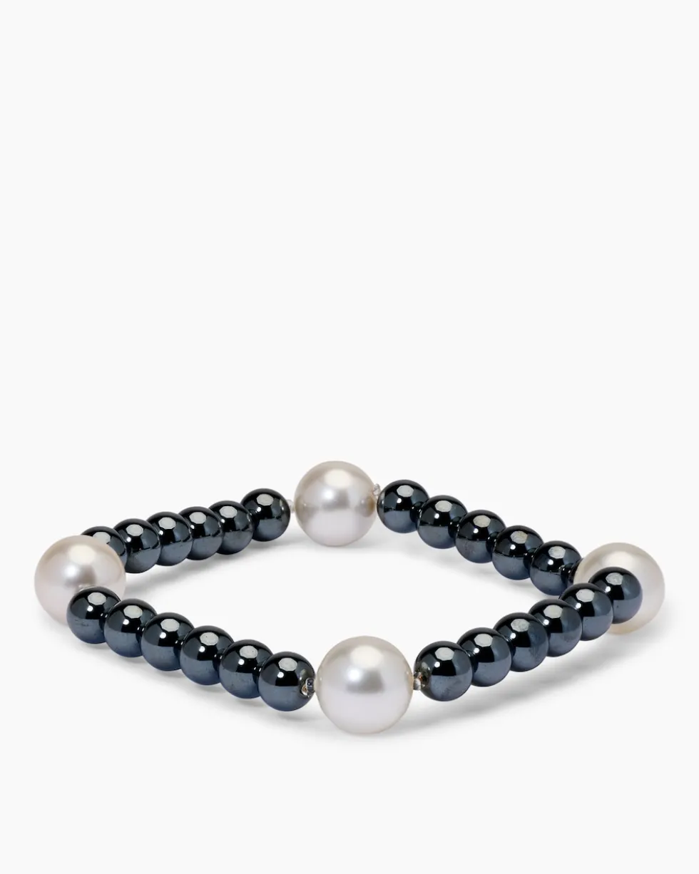 Armband mit Hämatit & MK-Perlen 10mm