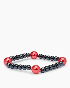 Armband mit Hämatit & MK-Perlen 10mm