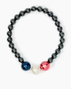 Armband mit Hämatit & MK-Perlen 10 mm