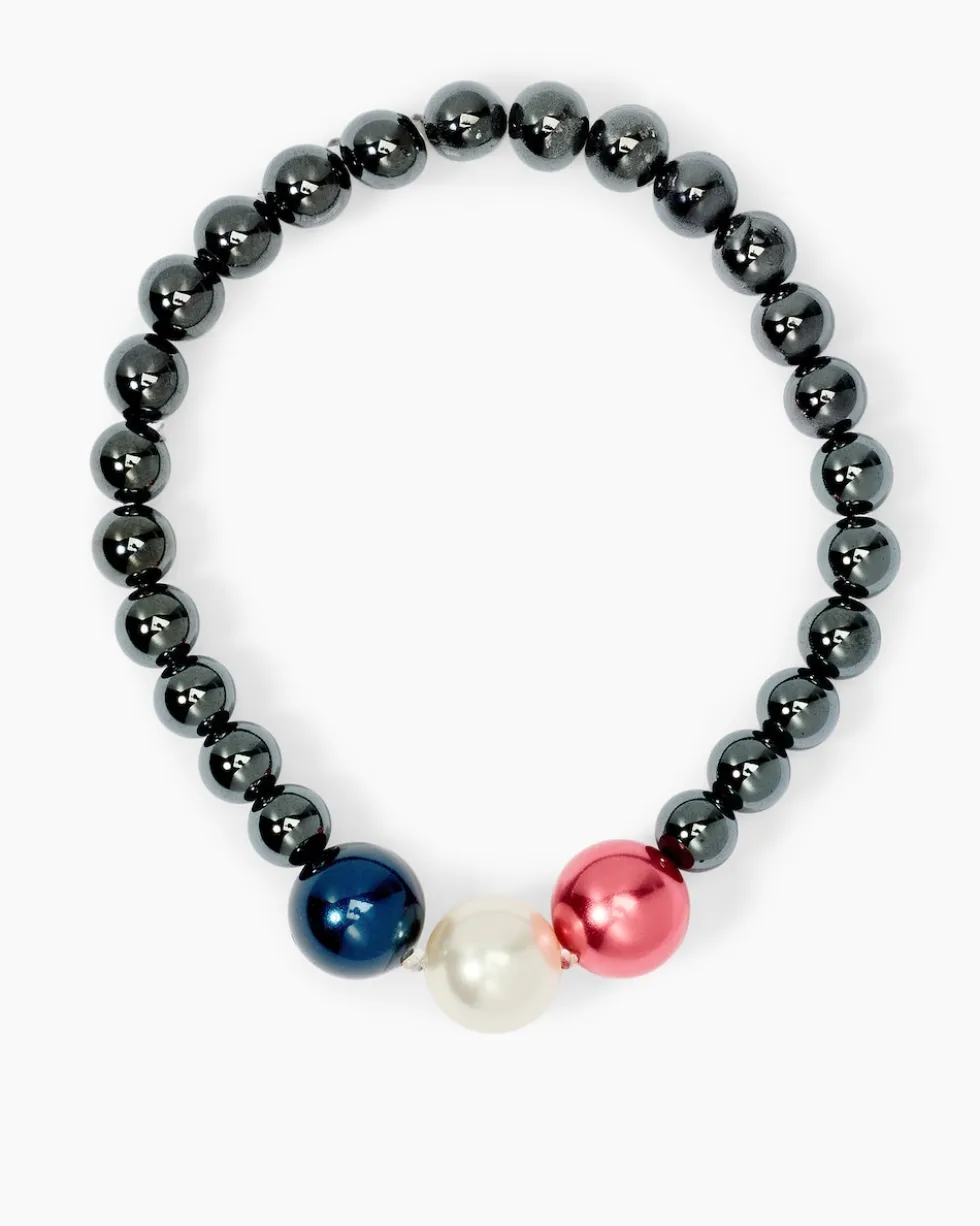 Armband mit Hämatit & MK-Perlen 10 mm