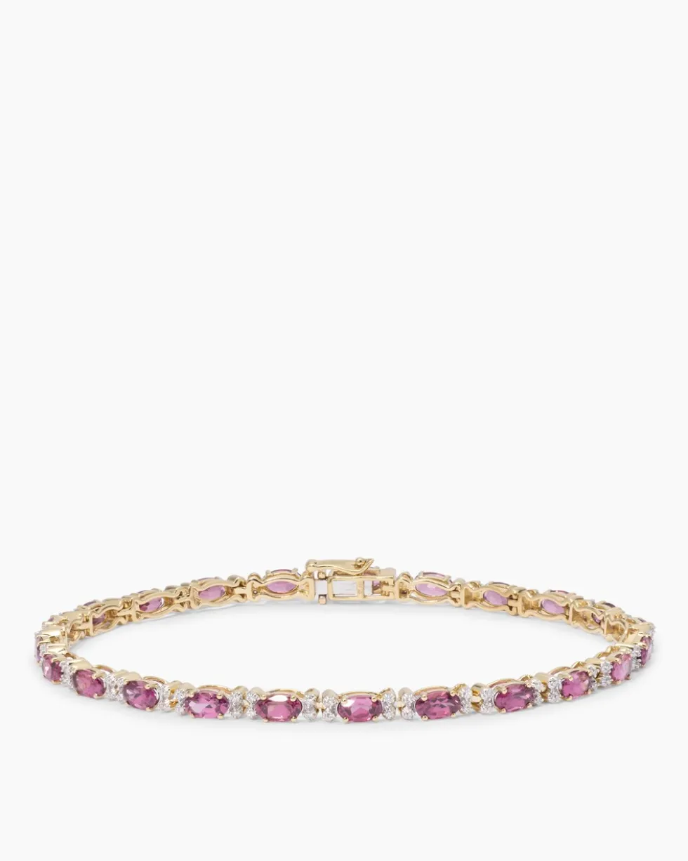 Armband mit Malawi Granat & Brillanten
