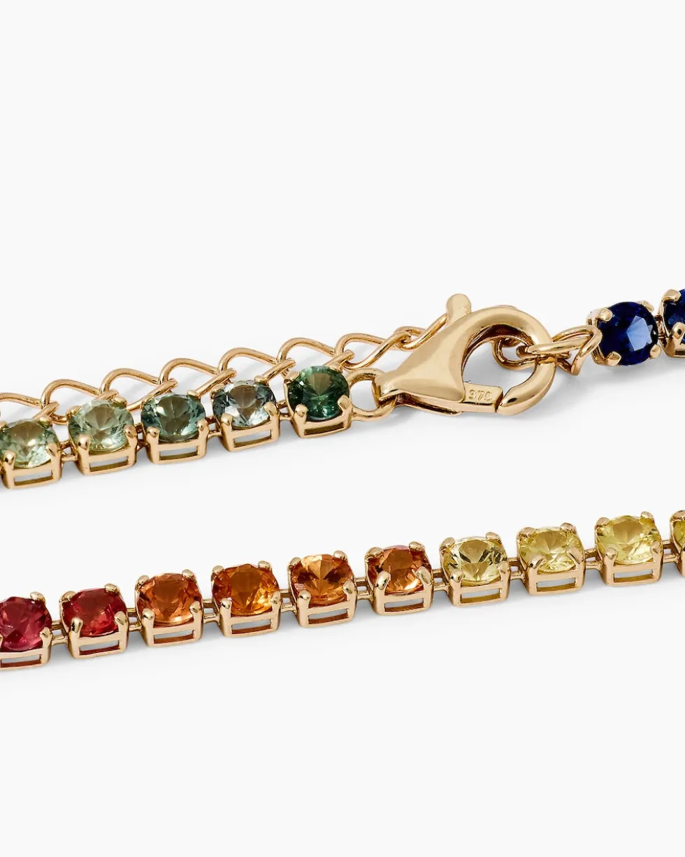 Armband mit Multi-Saphiren