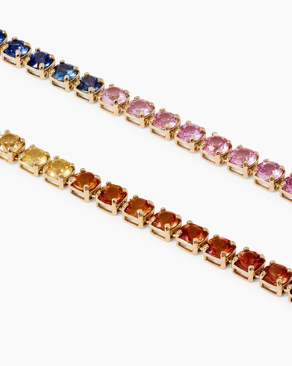 Armband mit Multi-Saphiren