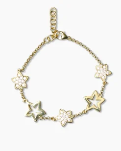 Armband mit Seesternen & Zirkonia