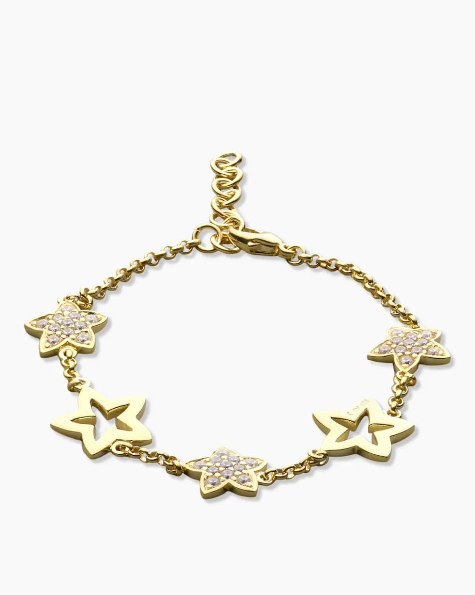 Armband mit Seesternen & Zirkonia