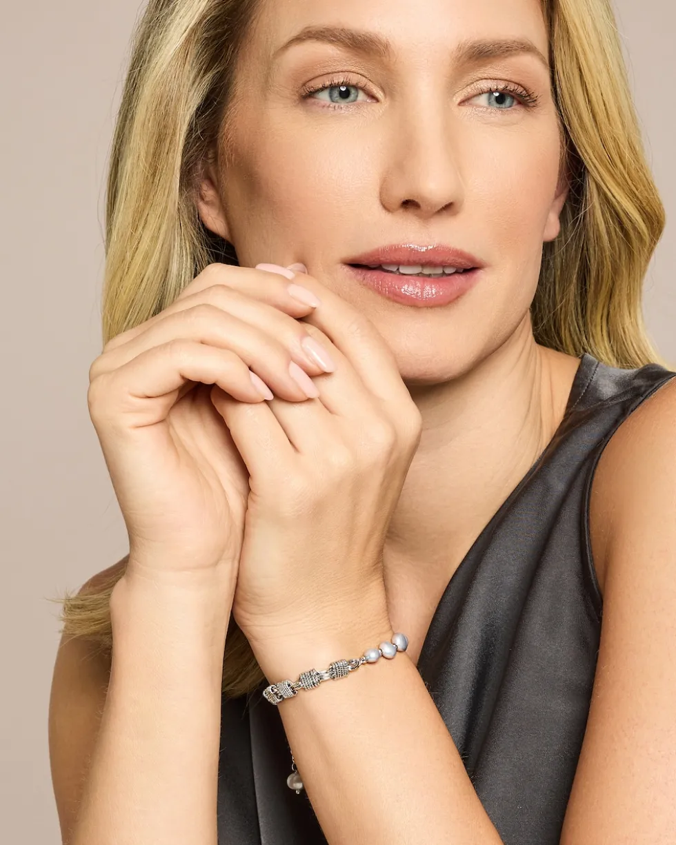 Armband mit Süßwasserzuchtperlen