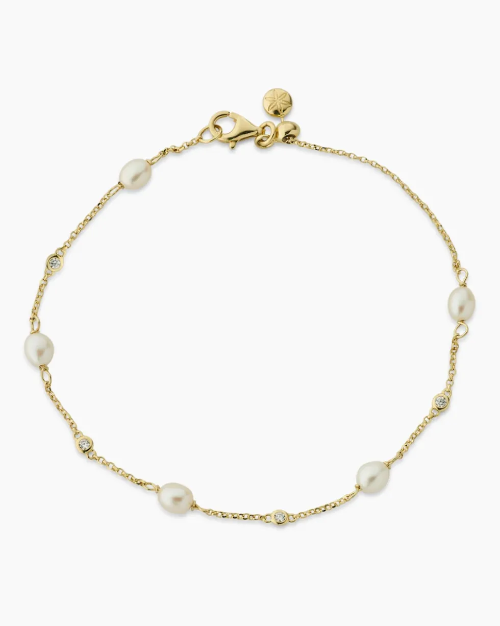 Armband mit SWZ-Perlen & Zirkonia