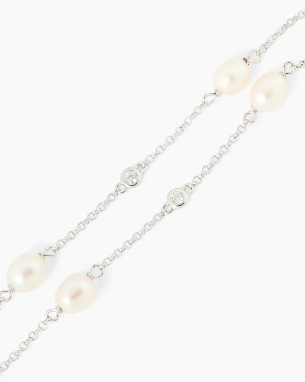 Armband mit SWZ-Perlen & Zirkonia