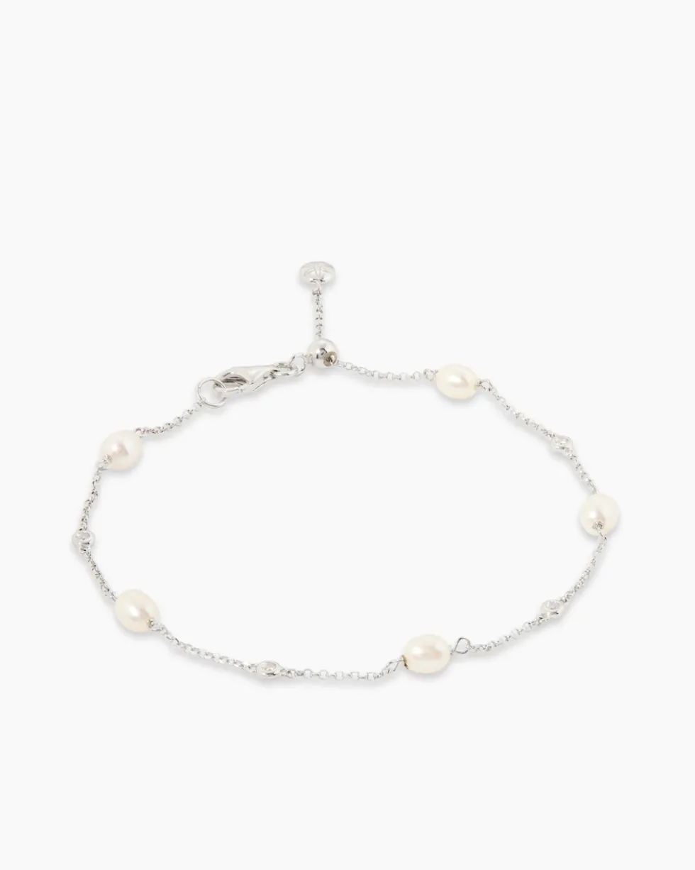 Armband mit SWZ-Perlen & Zirkonia