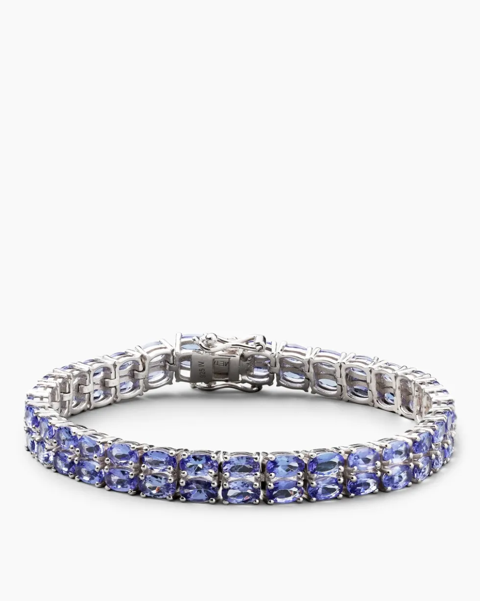Armband mit Tansanit AAA