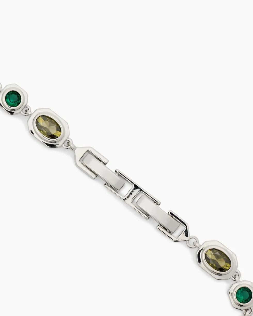 Armband mit Zirkonia, bunt