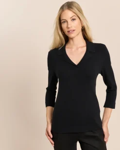 3/4 Arm Pullover mit Kaschmir