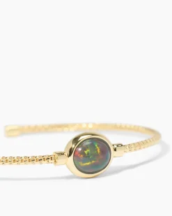 Armreif mit Kristallopal
