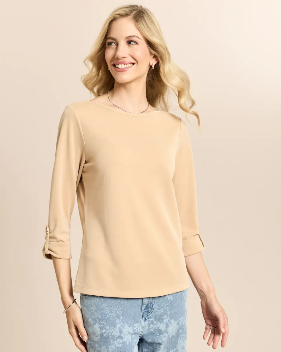 Basic Shirt mit LOVE Detail