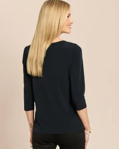Basic Shirt mit U-Boot-Ausschnitt