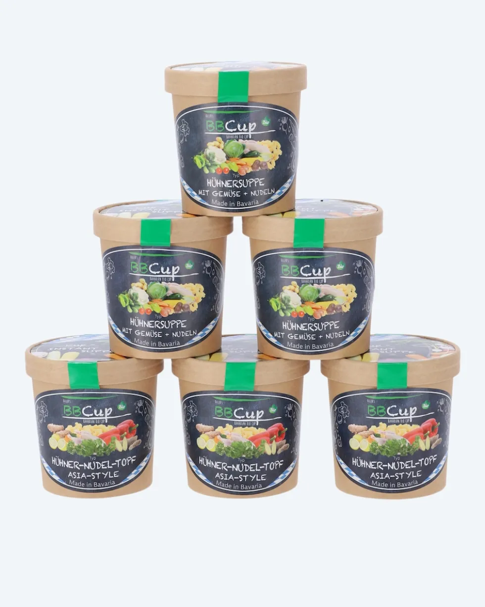 BBCup Bio-Suppen 6er-Set