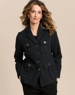 Blazer in Bouclé-Optik