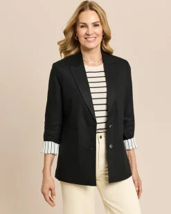 Blazer in Linen-Mix