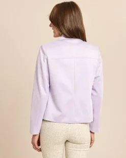 Blazer in Velours Optik