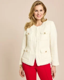 Blazer mit Goldknöpfen