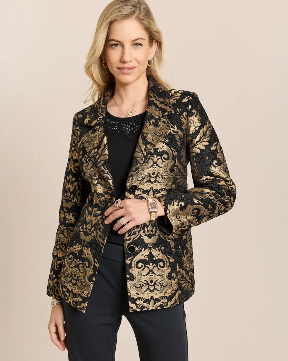 Blazer mit Ornament
