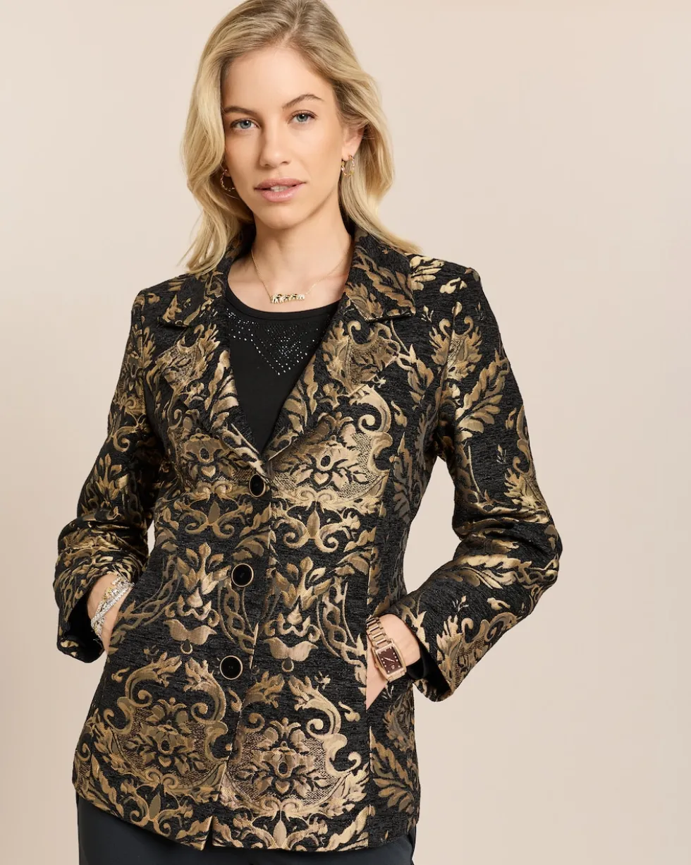 Blazer mit Ornament