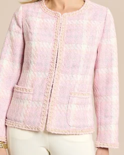 Blazer mit Perlendeko