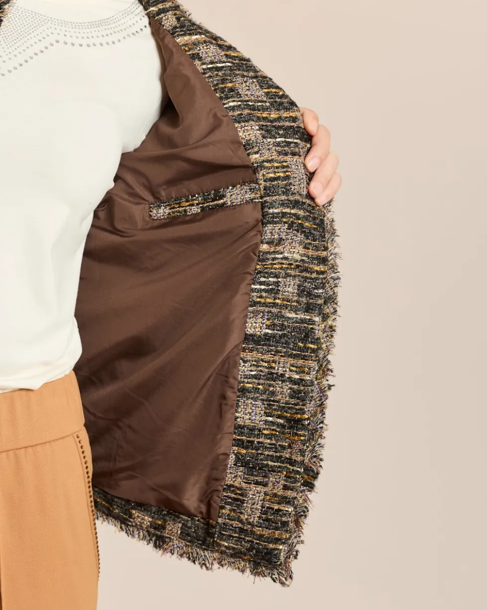 Blazer mit Schmuckknöpfen