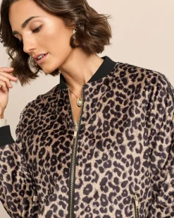 Blouson aus Nicki-Samt