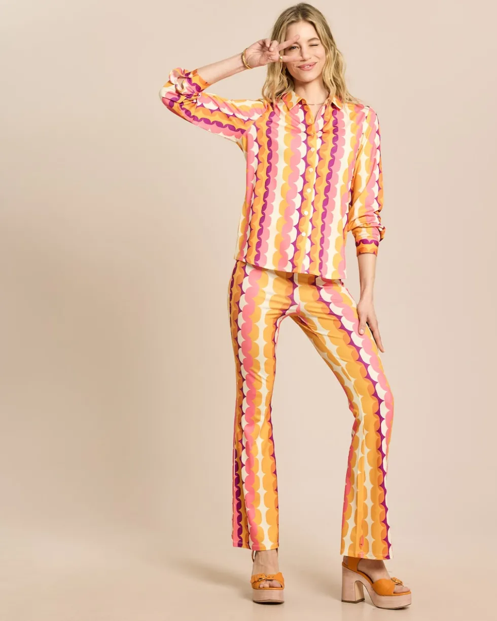 Bluse aus Jersey mit Exklusivdruck