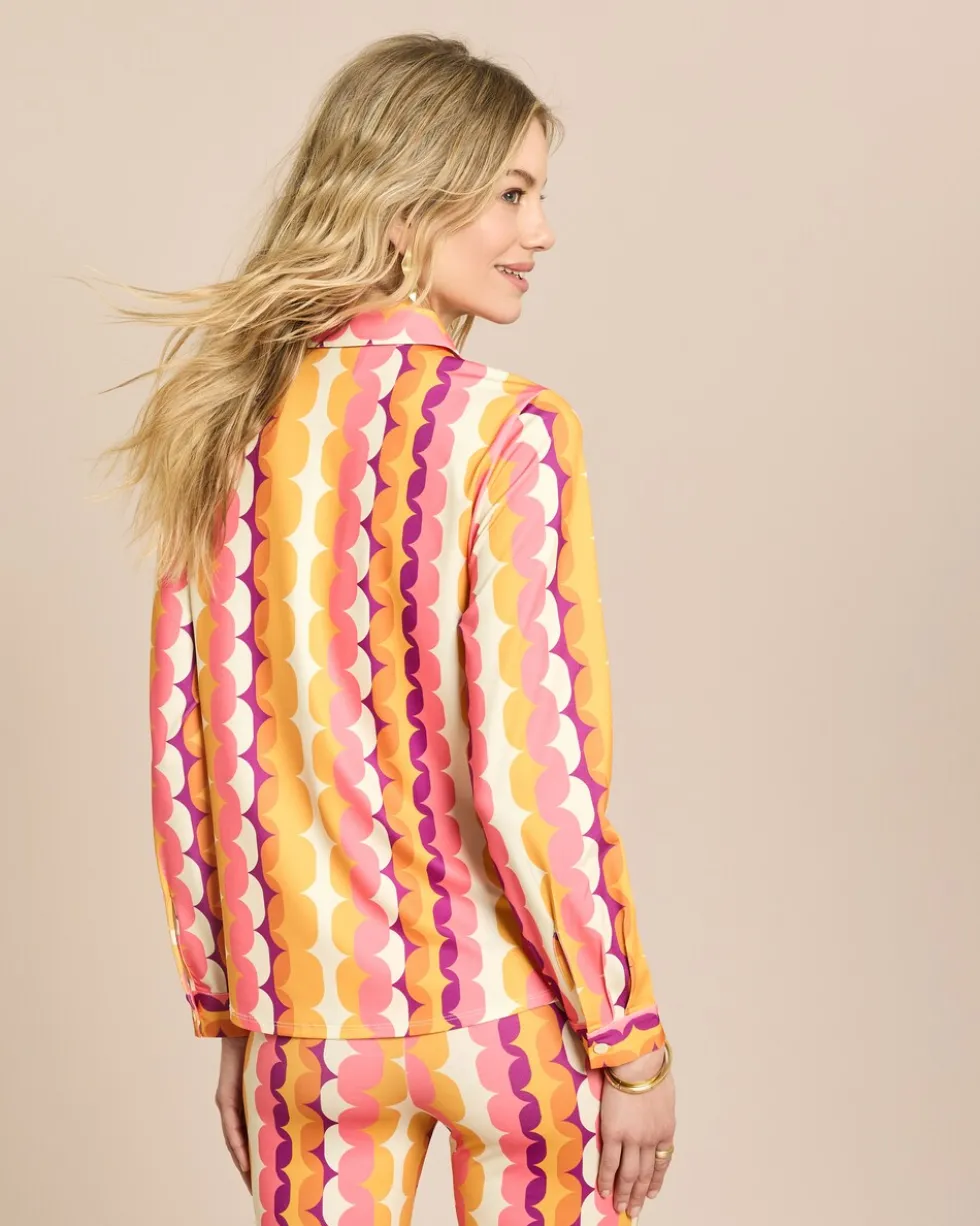 Bluse aus Jersey mit Exklusivdruck