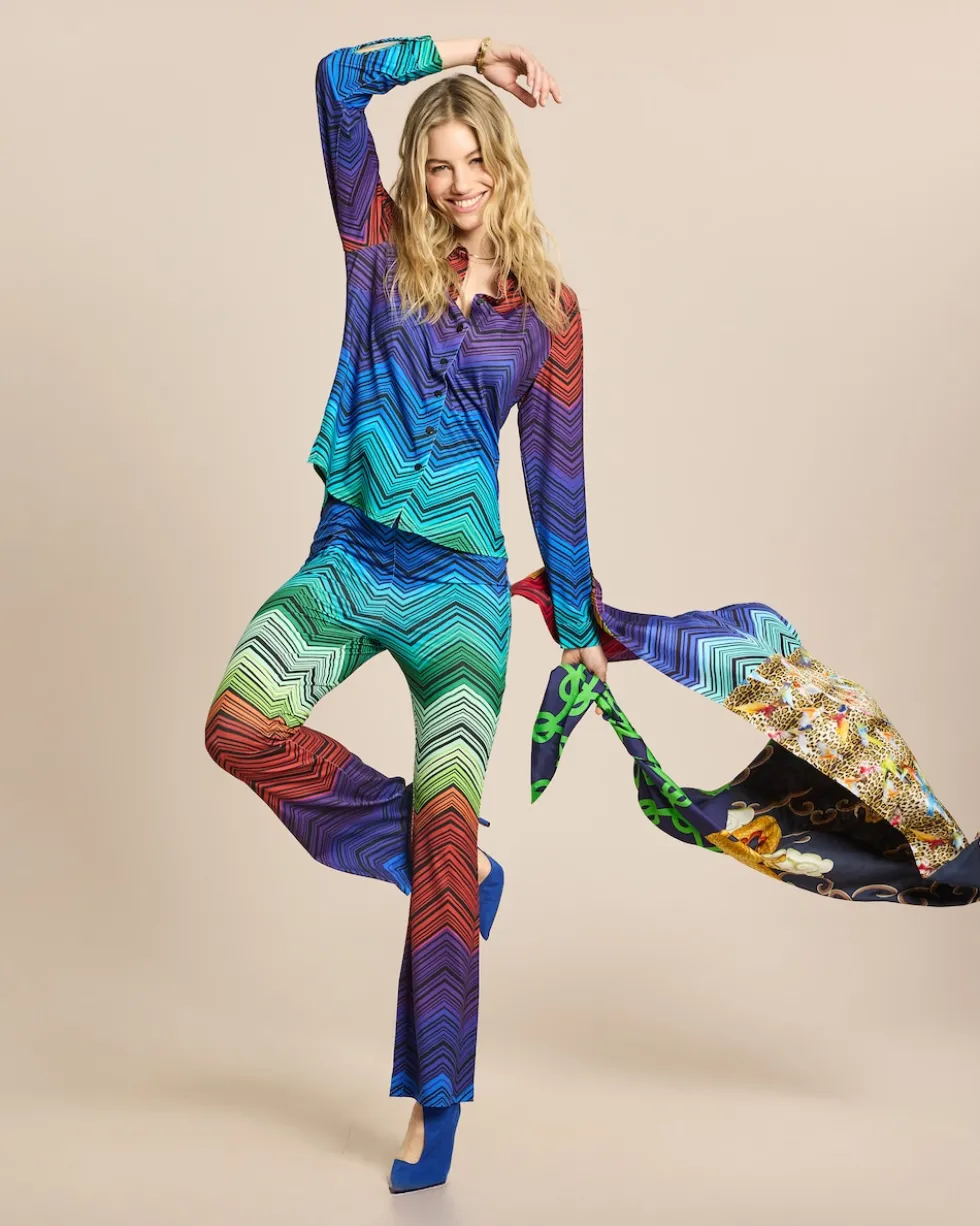 Bluse aus Jersey mit Exklusivdruck