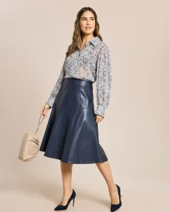 Bluse mit Allover-Muster