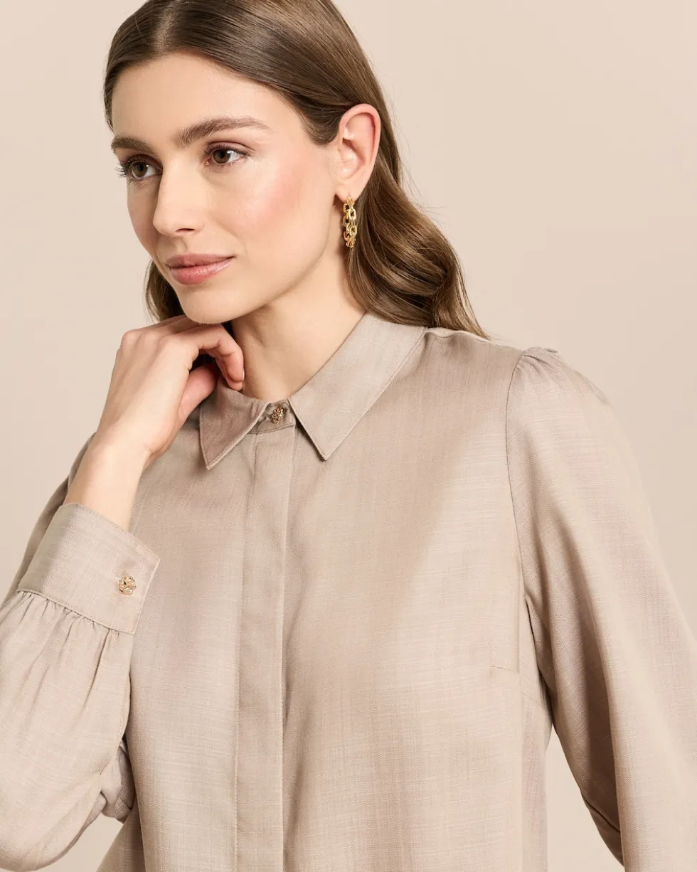 Bluse mit Ballonärmel